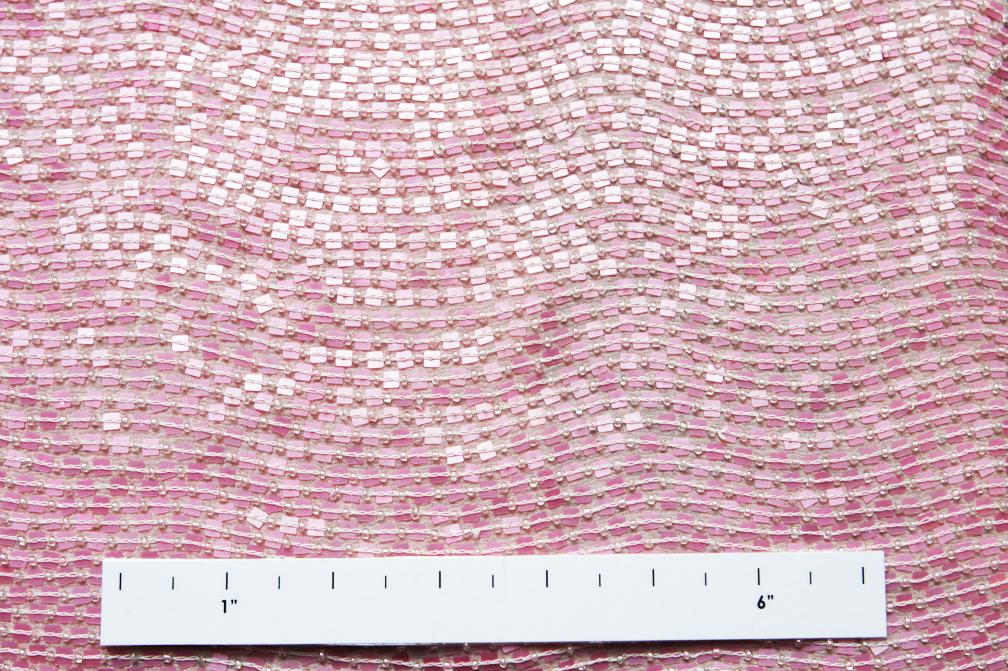 Sequins on Silk Chiffon1