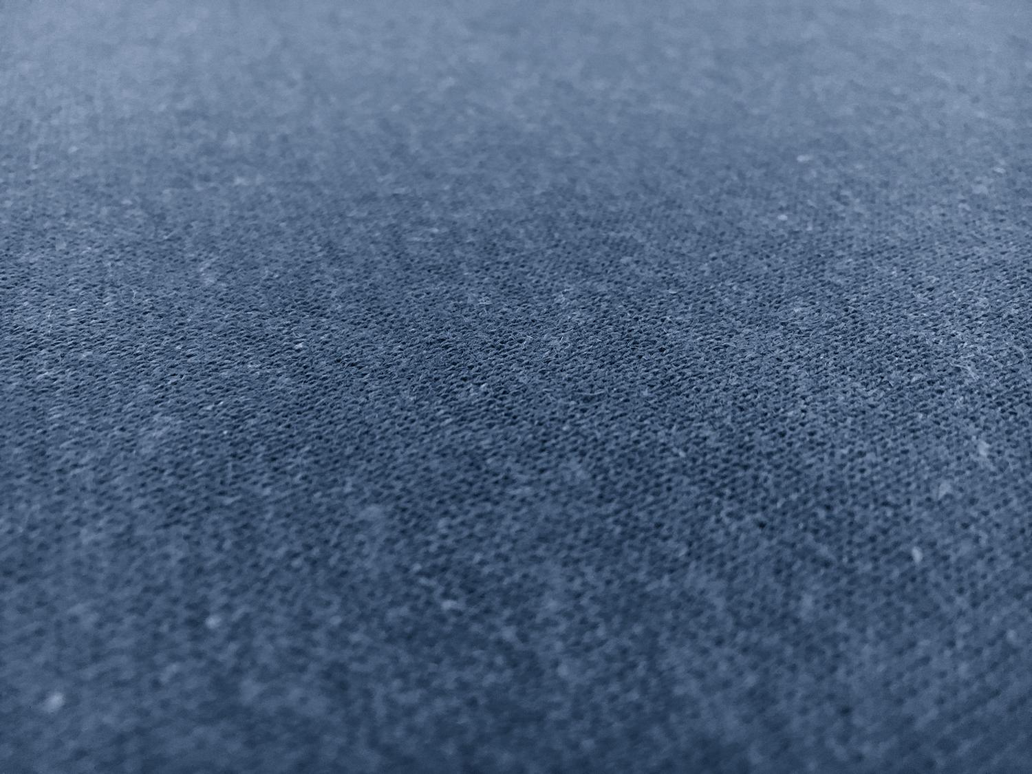 Hemp Organic Cotton Bamboo Sweatshirt Fleece in Denim3