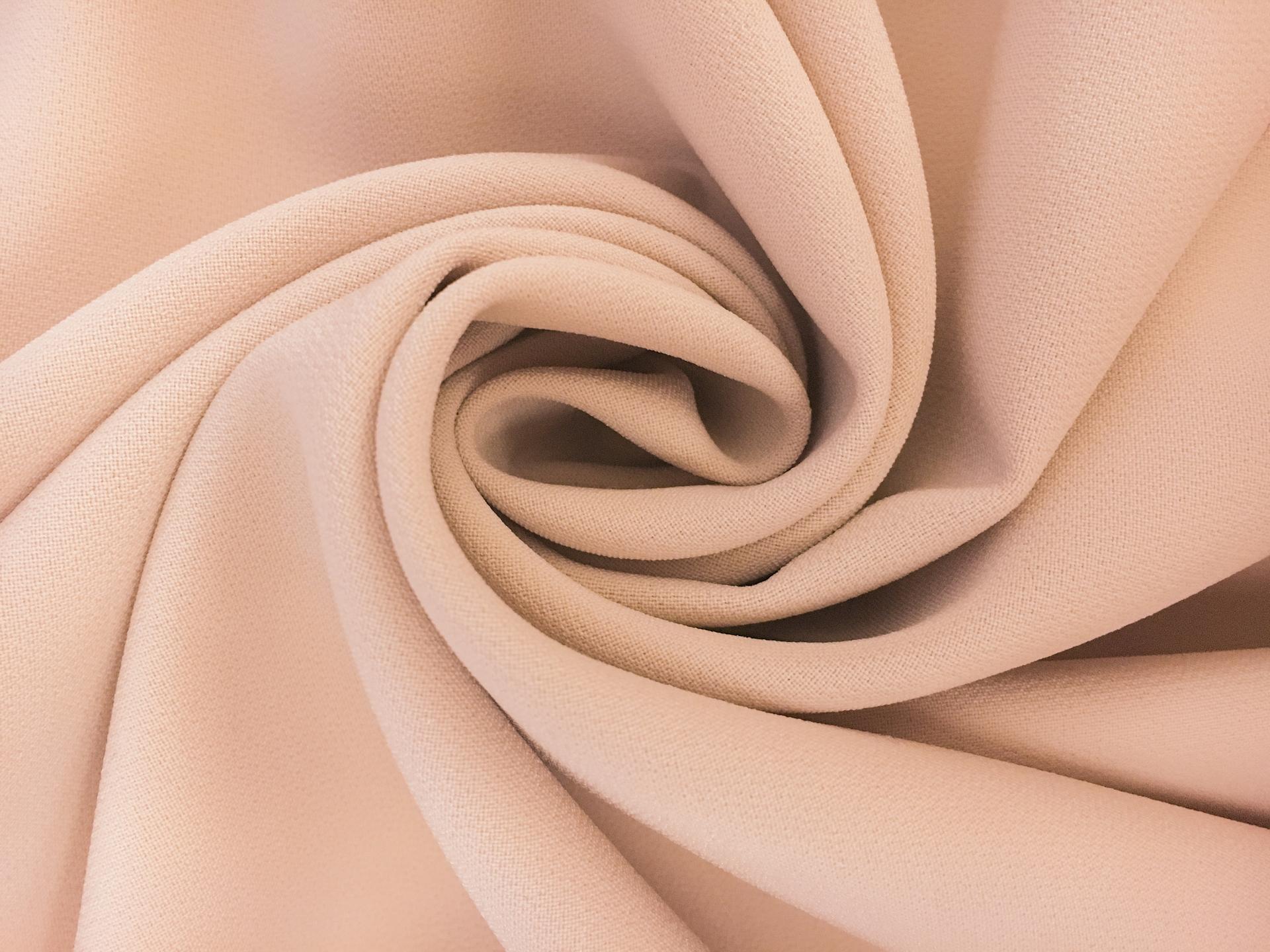 Polyester Stretch Crepe in Blush0