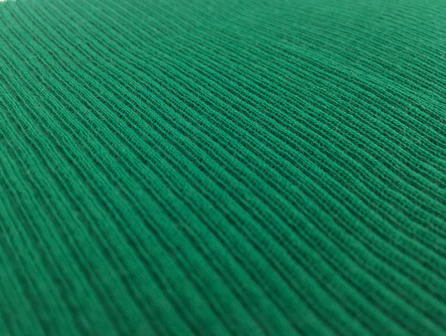 Virgin Wool Rib Knit in Emerald2