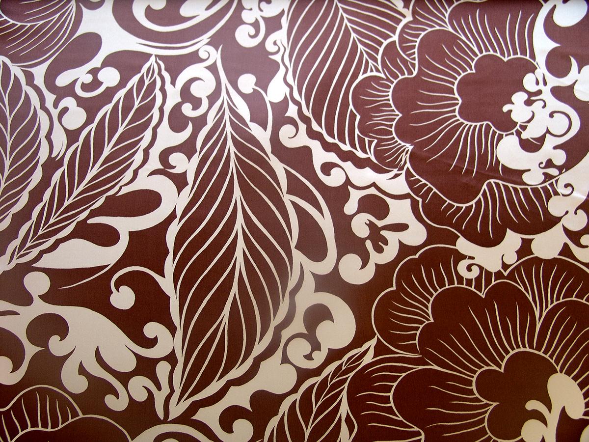 Printed Silk Charmeuse0