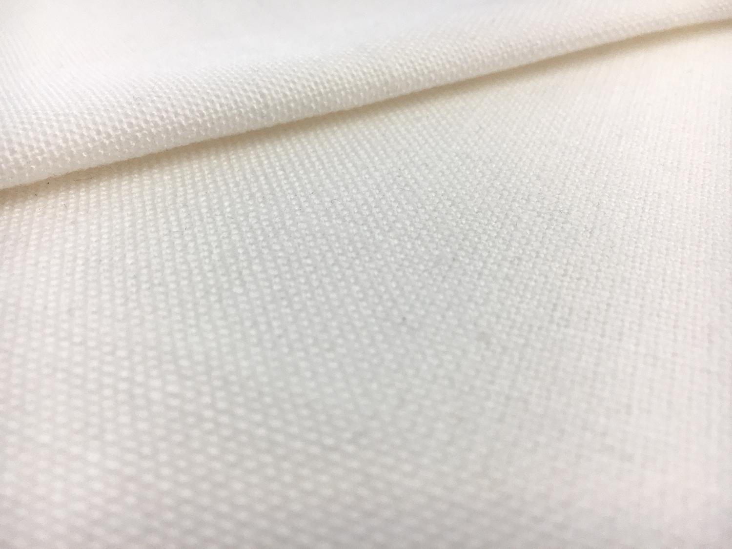 Linen Like Polyester in Ivory0