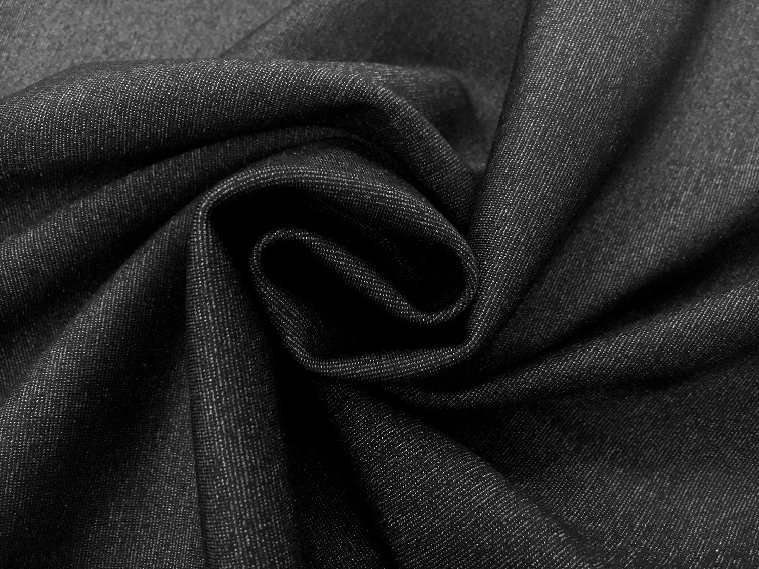 Doubleface Ponte Knit in Charcoal2