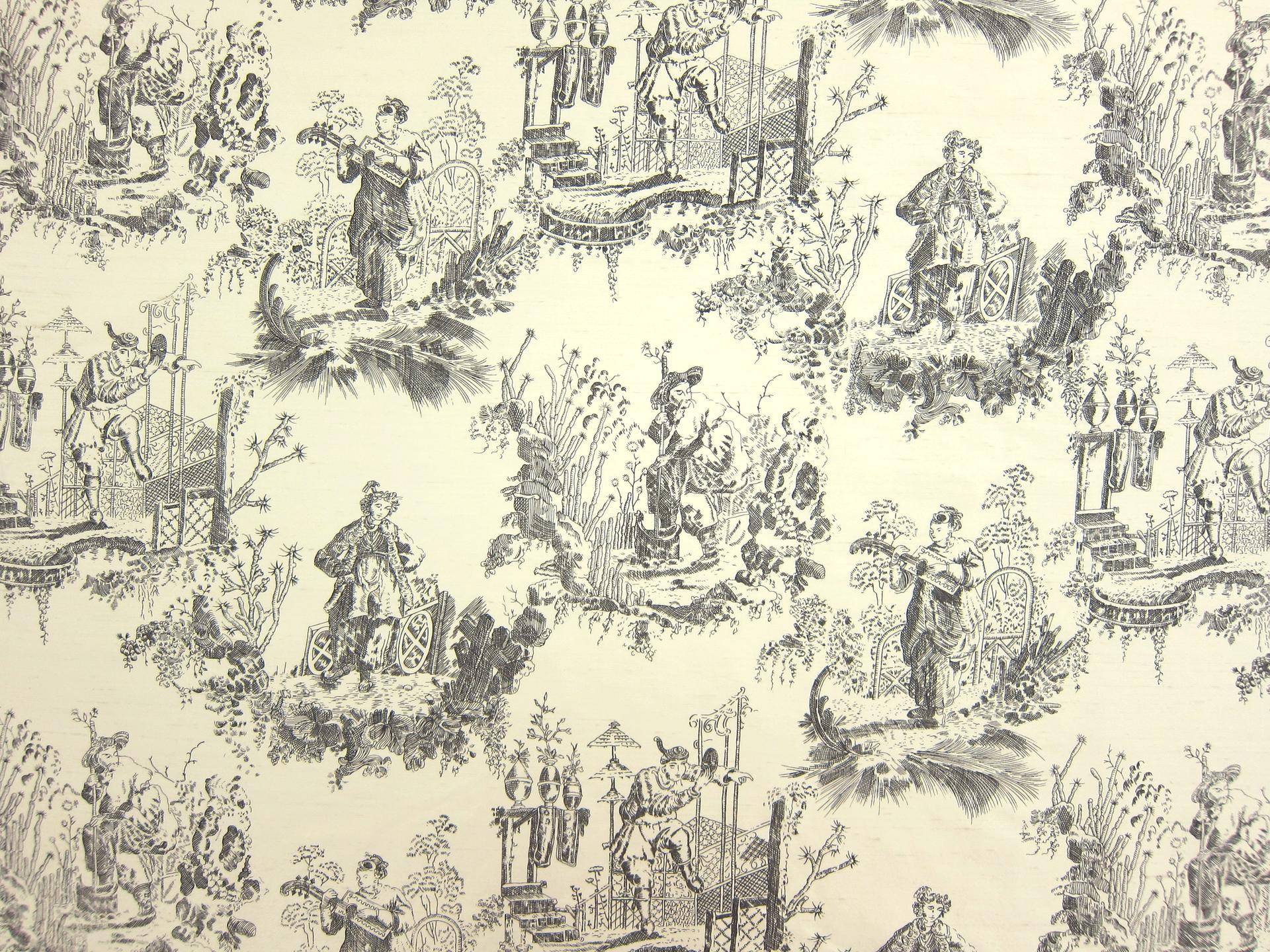 100% Silk Printed Shantung0