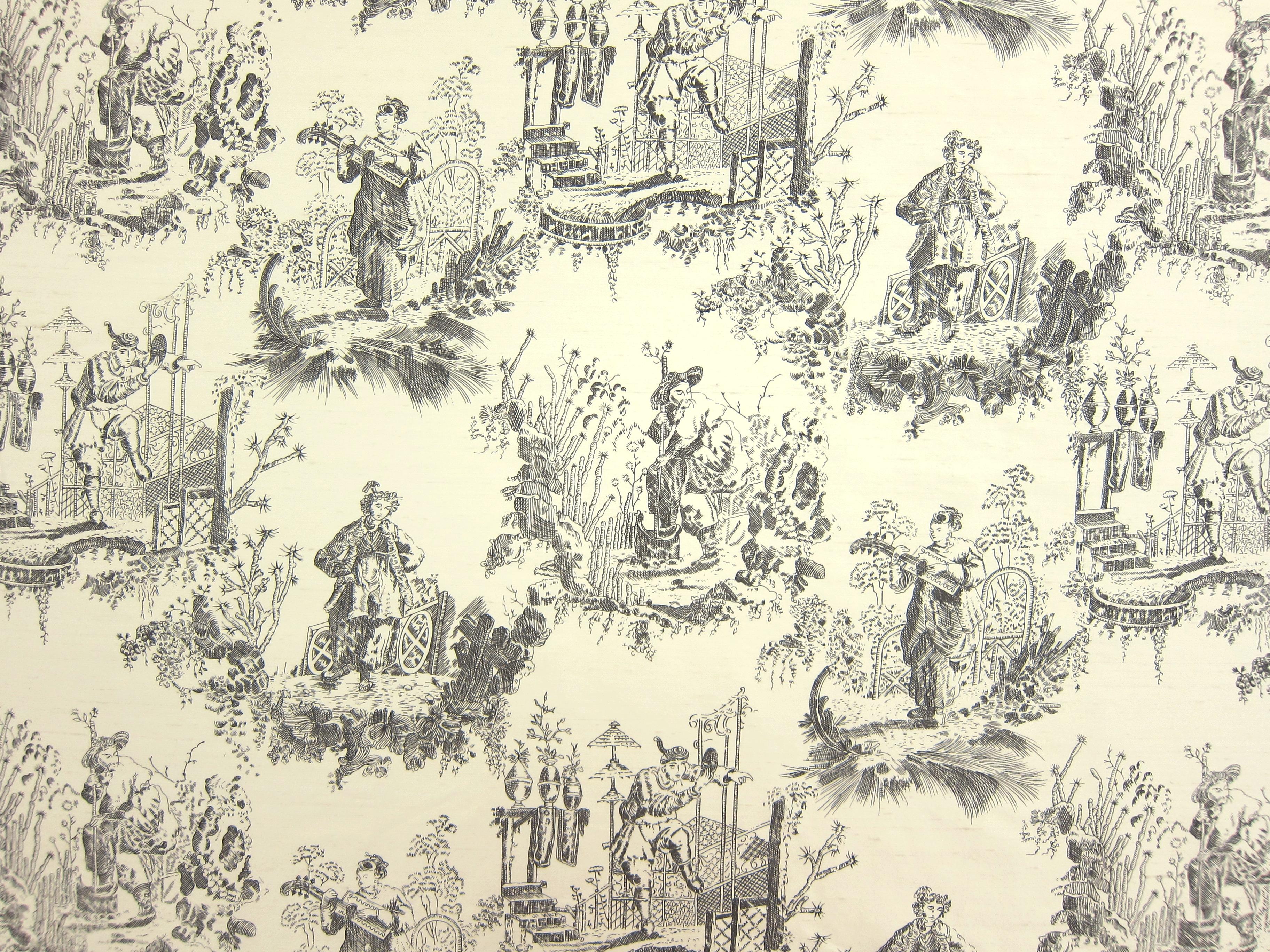 100% Silk Printed Shantung0