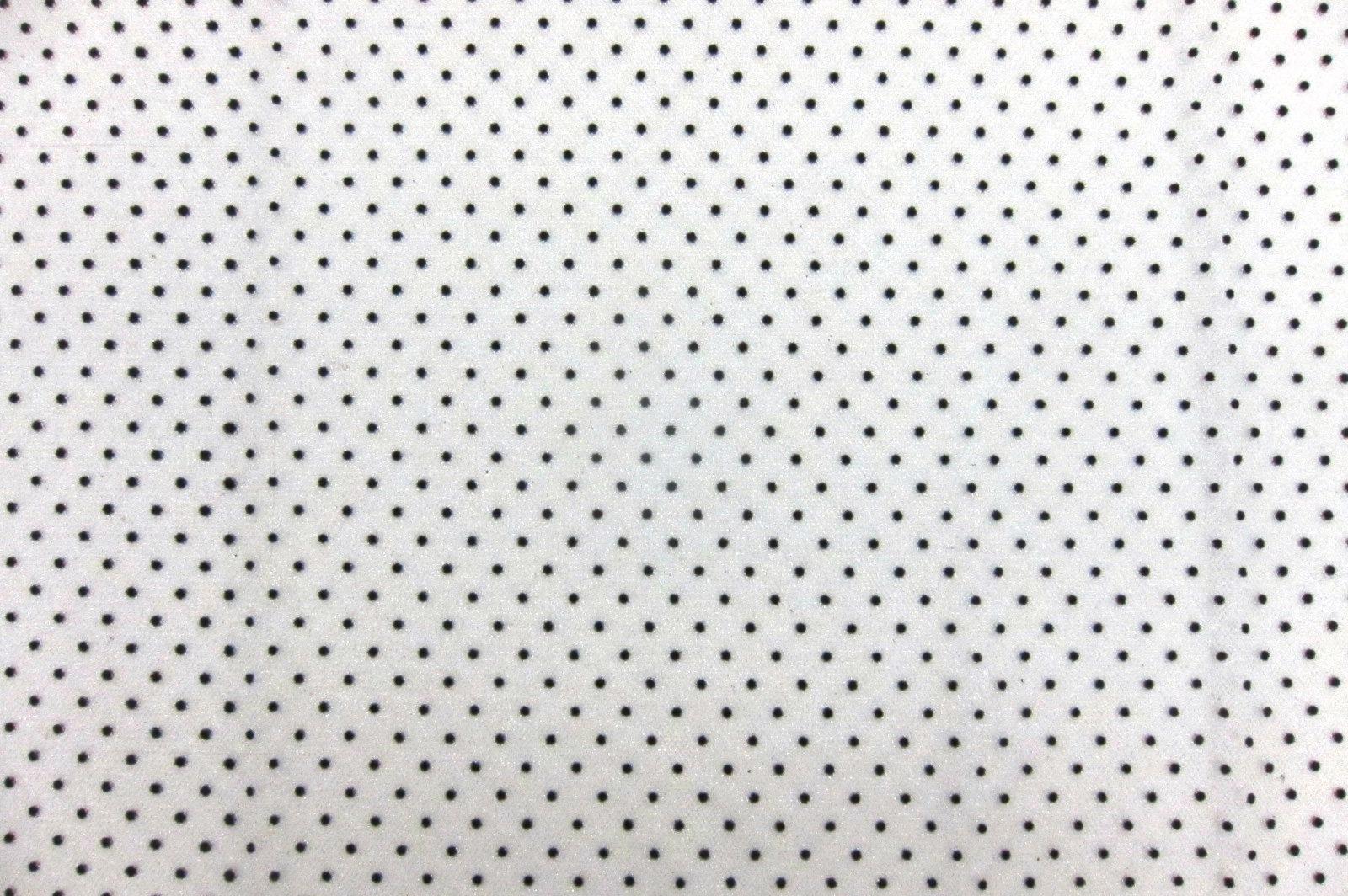 Polka Dot Flocking on Metallic Tulle in Silver0