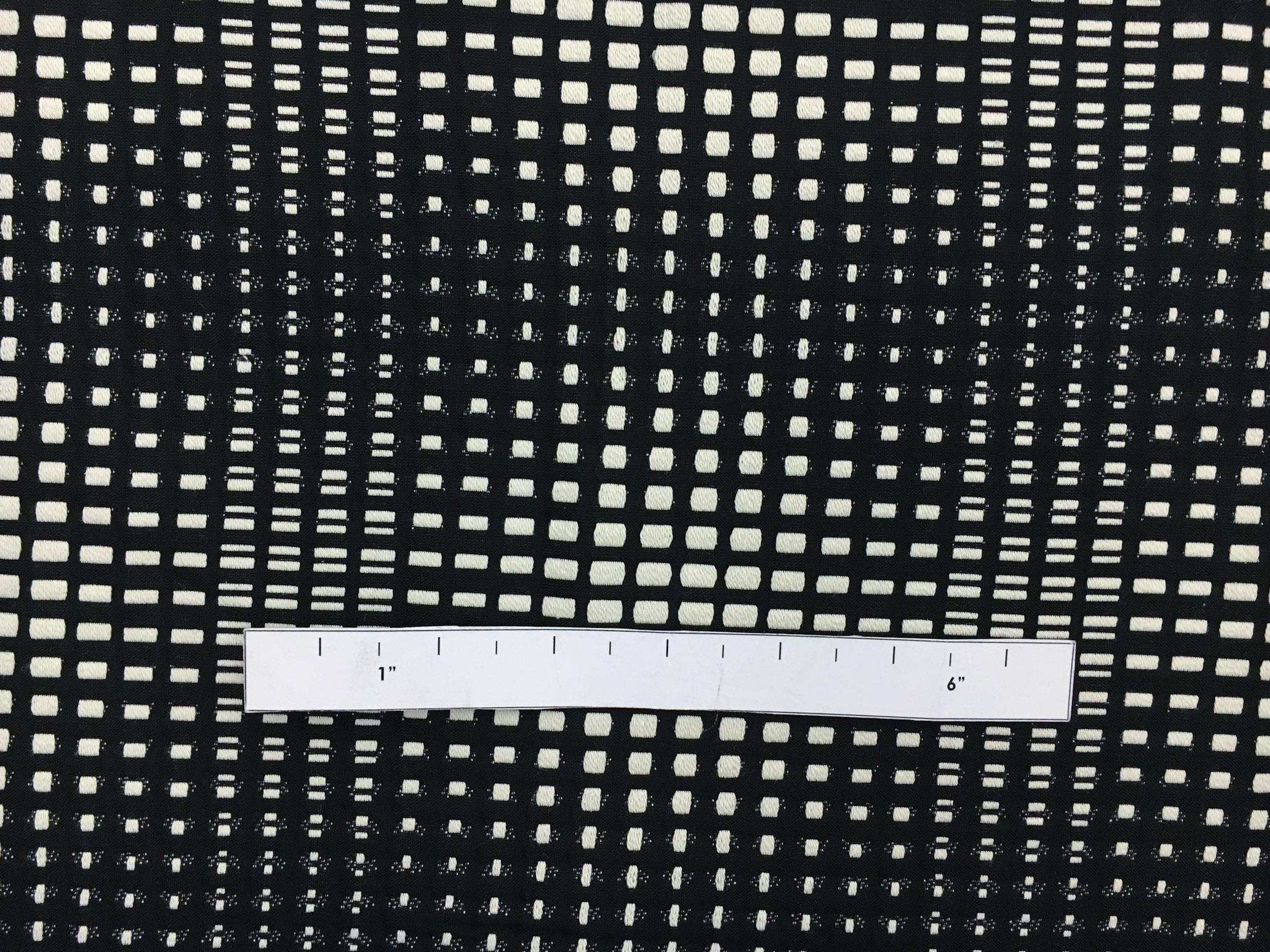 Optical Illusion Geometric Cotton Blend Brocade1