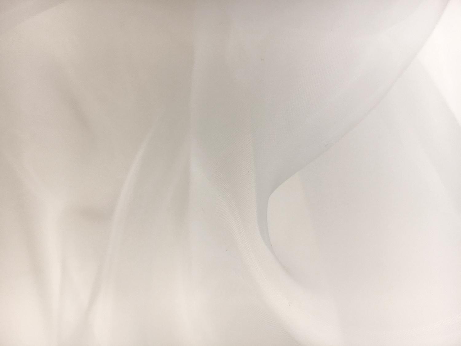 Japanese Polyester Extra Fine Organza in Off White0