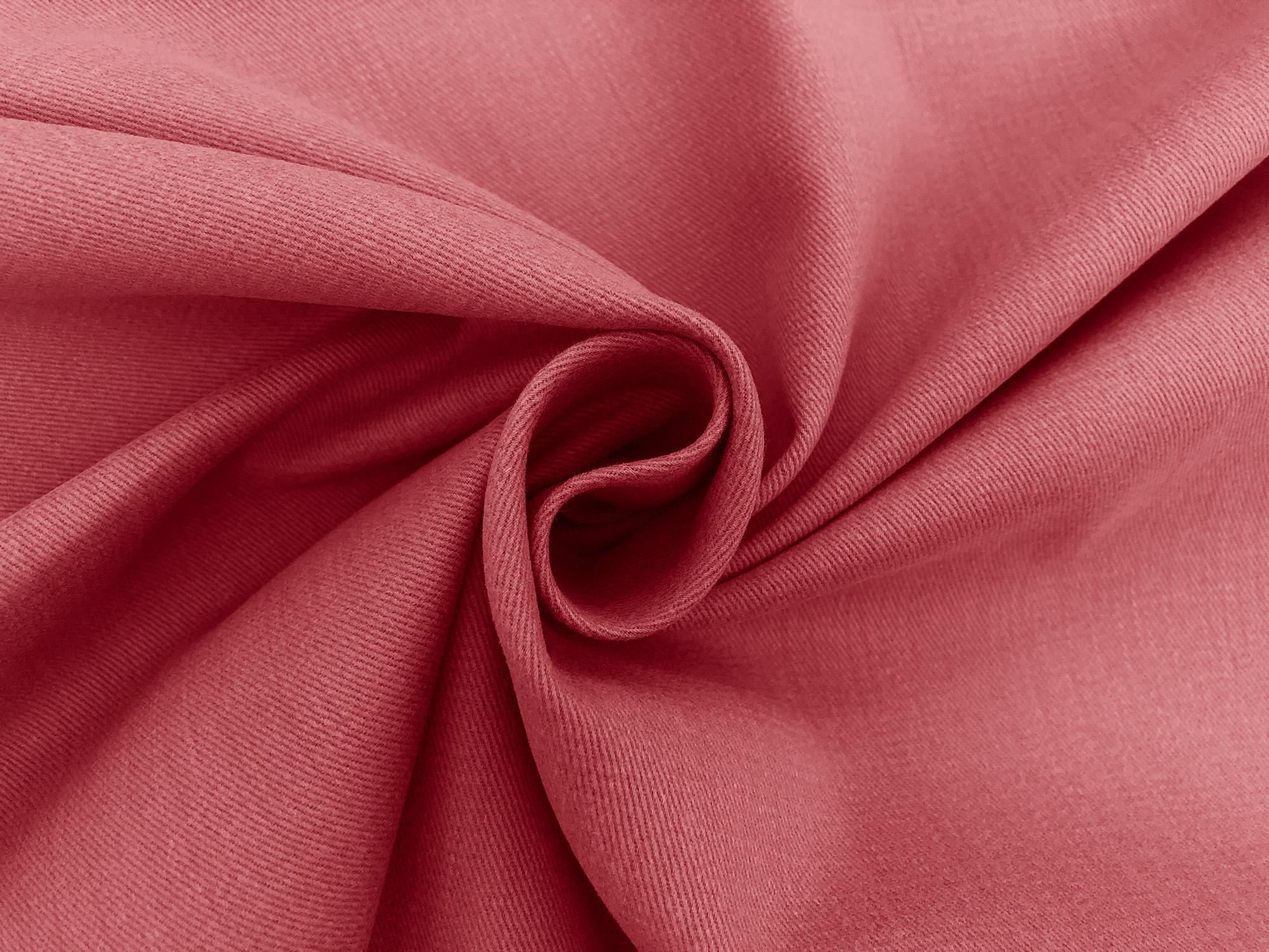 7oz Sanded Cotton Twill in Redwood 1