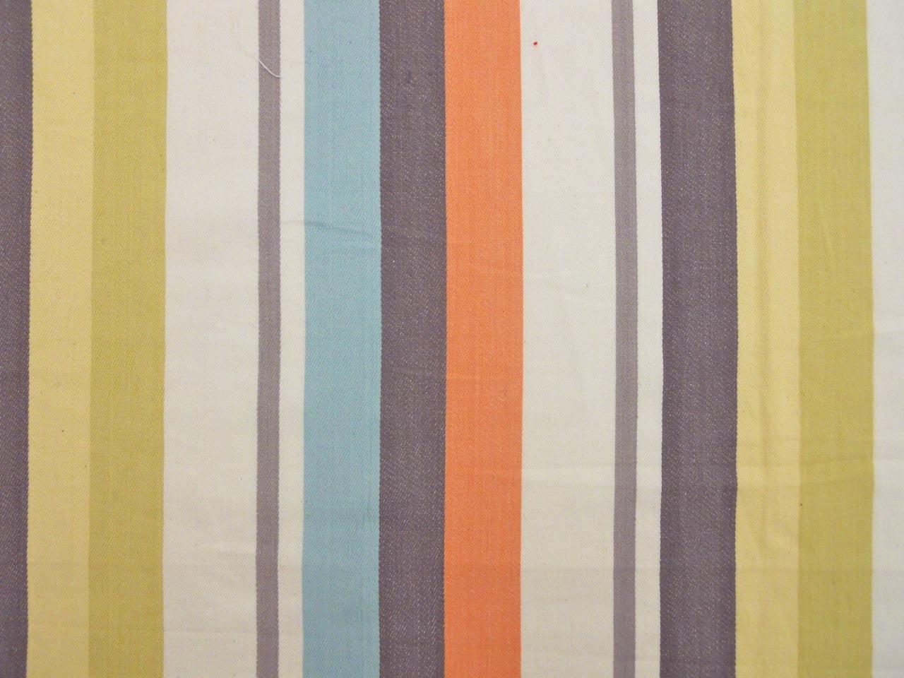 Cotton Woven Stripe in Vintage Multi0