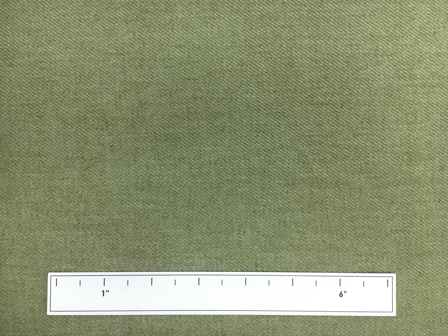 Poly Cotton Linen Blend Twill in Green3