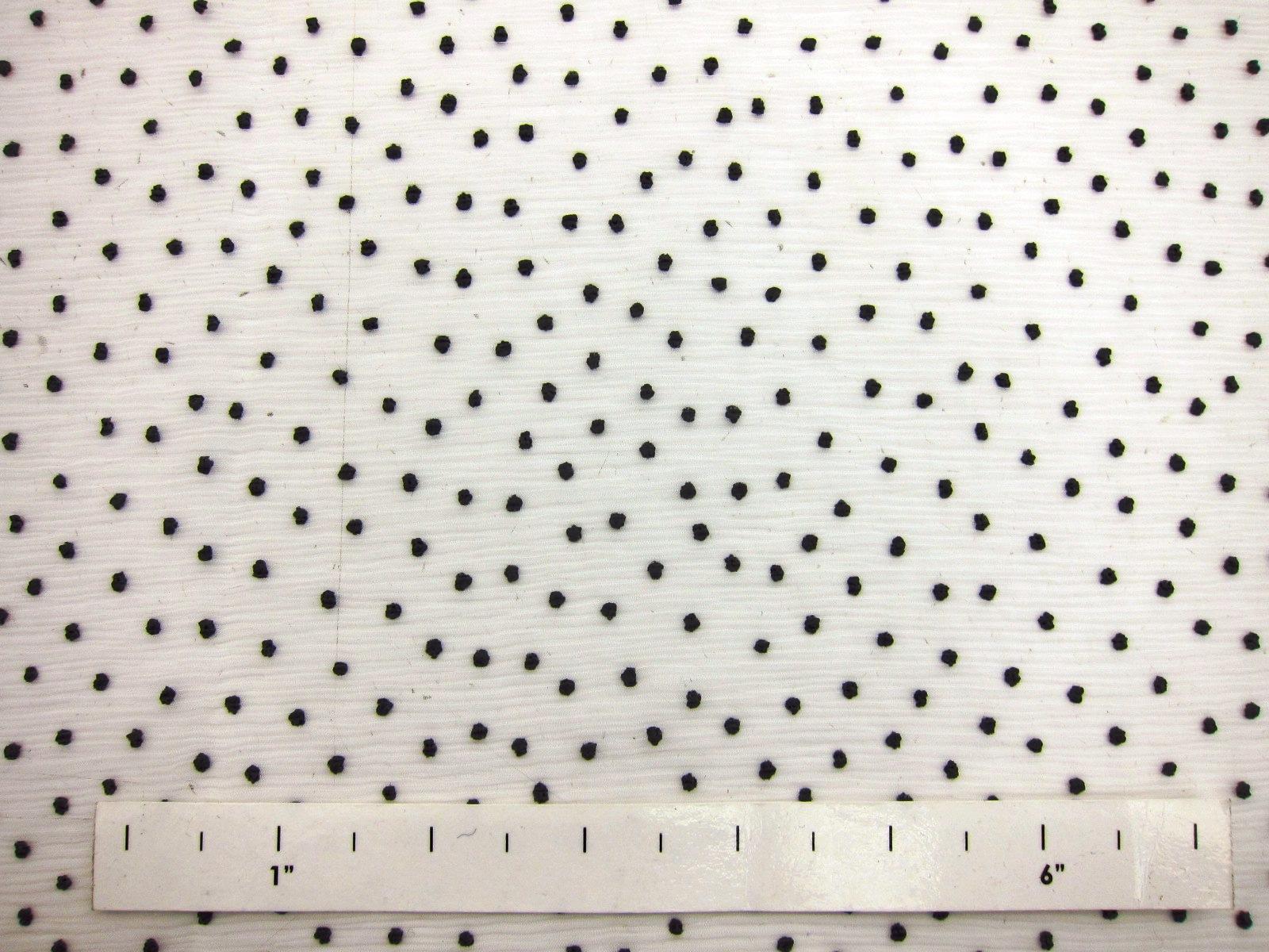 Swiss Dot Crinkle Silk Chiffon1