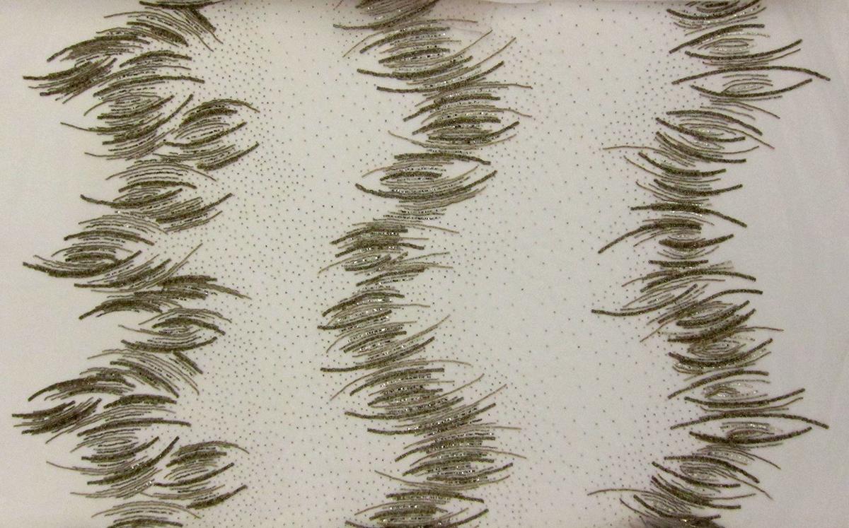 Crystal Beaded Tulle0