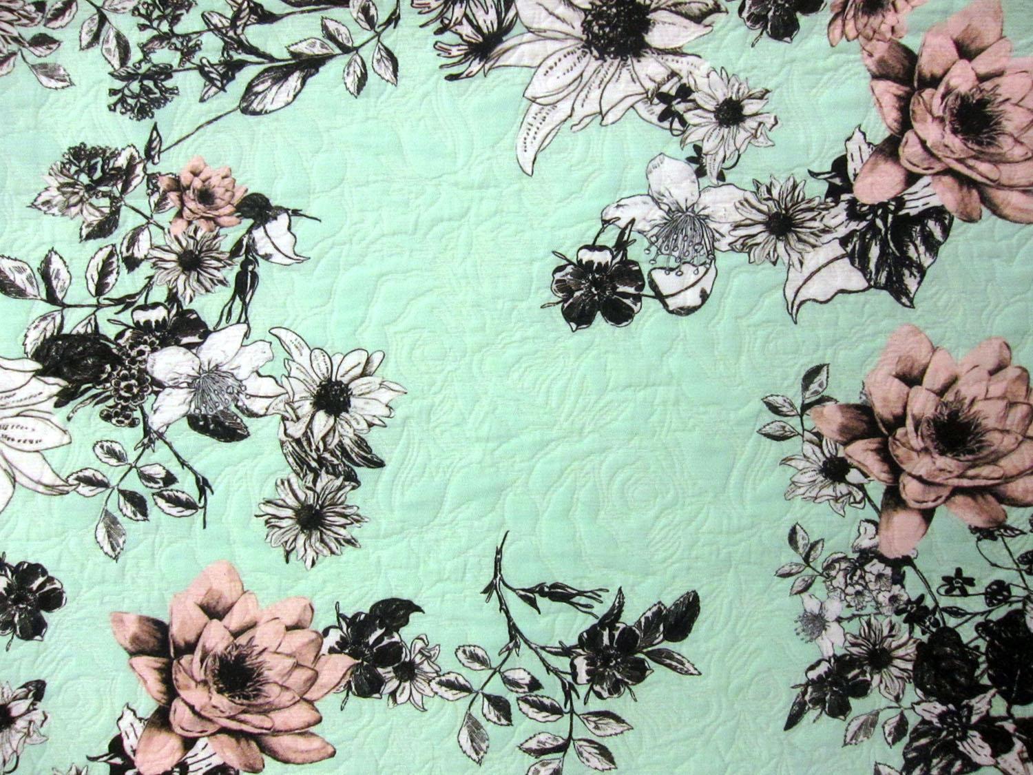 Cotton Blend Matelasse Print 0