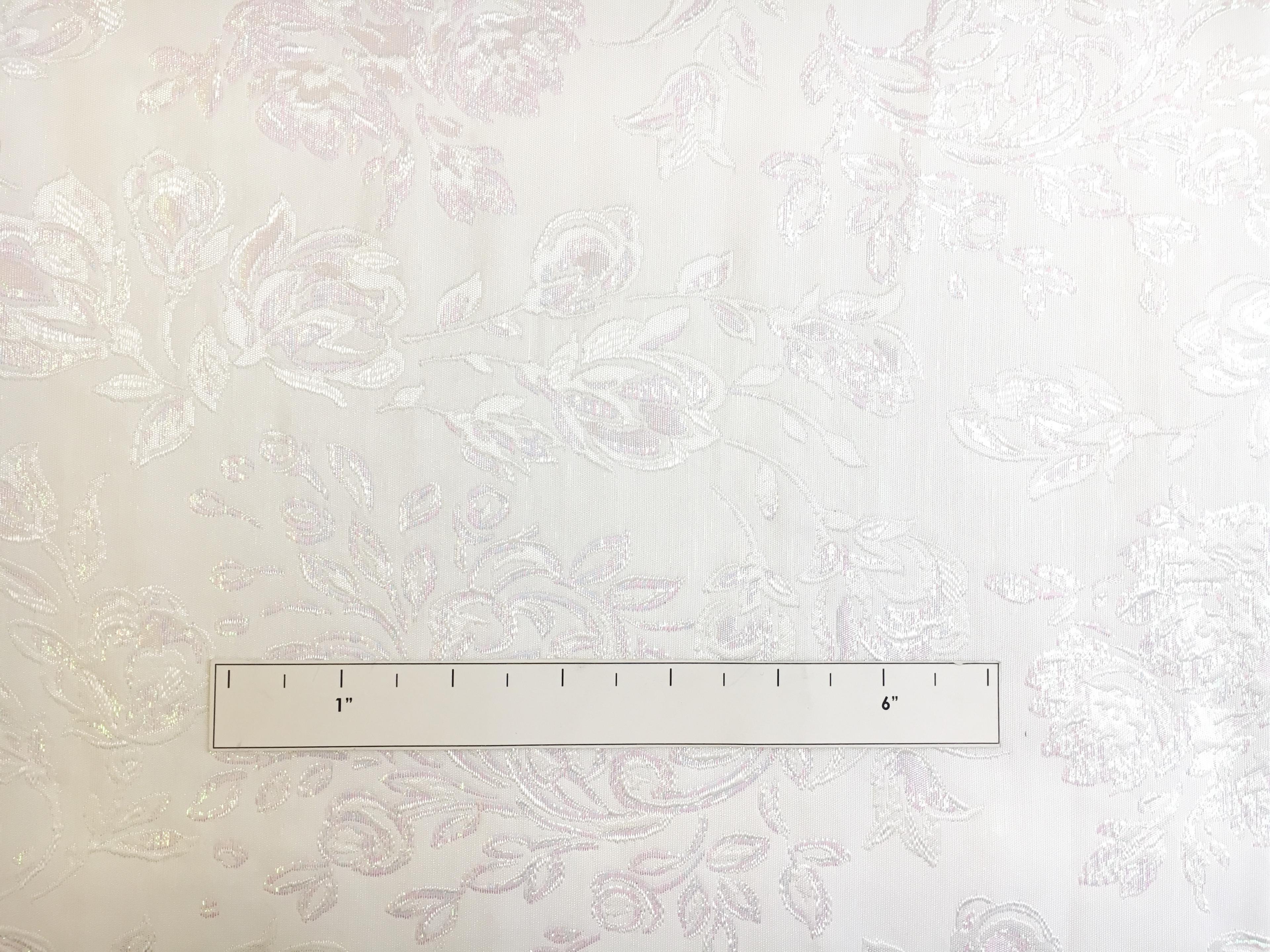 French White Brocade with Opalescent Roses2