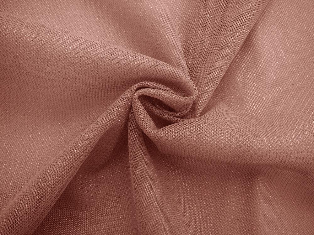 Metallic Nylon Tulle in Ortensia0
