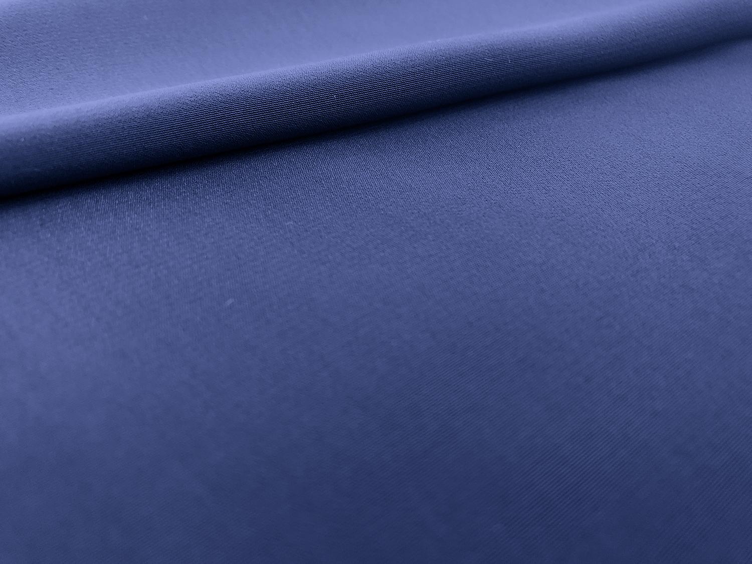 Polyester Powder Crepe De Chine in Space Cadet0