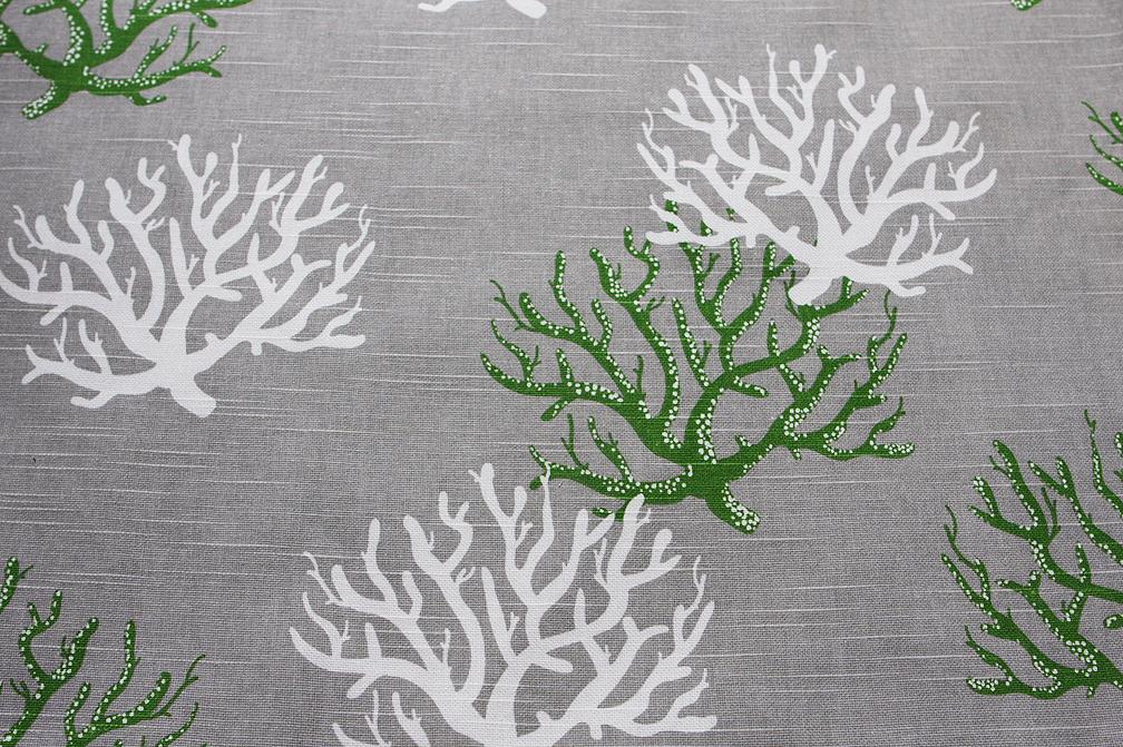 Cotton Canvas Corals Print0