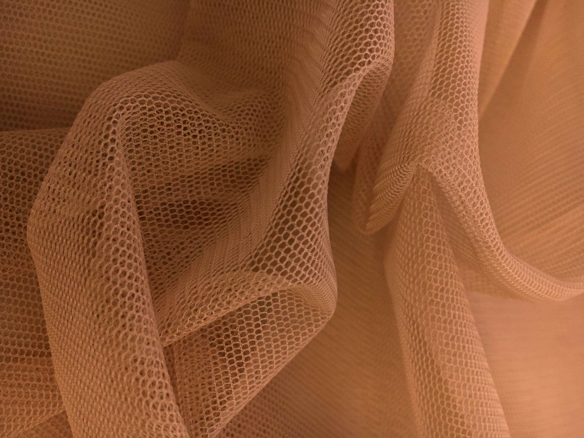 Nylon Bobbinet in Castoro0