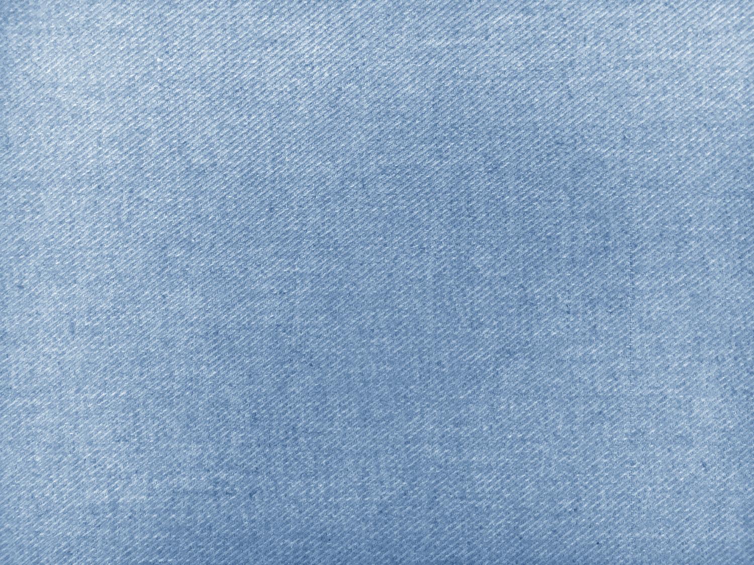 Poly Cotton Linen Blend Twill in Cool Blue0