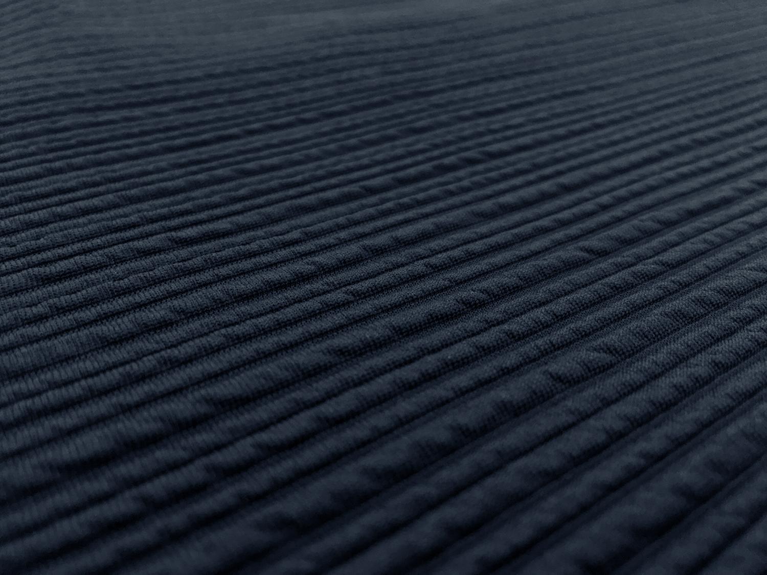 Polyester Spandex Novelty Knit in Petroleum 2