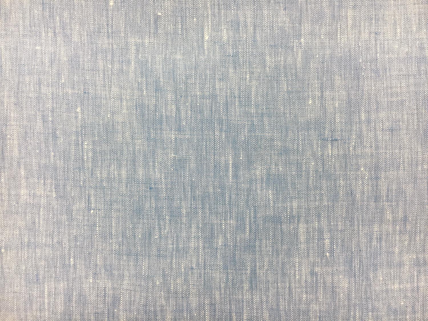 Two Toned Lightweight Linen in Light Blue White2