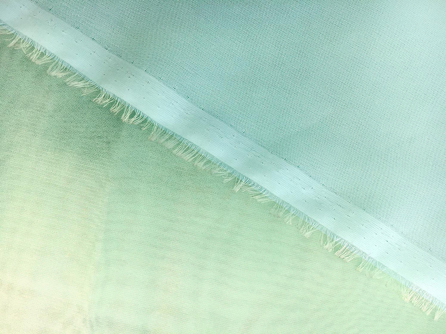 Microfiber Gold Metallic Chiffon in Robins Egg Blue1