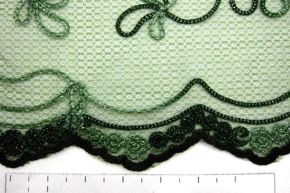 Metallic Ribbon Embroidered Souffle1