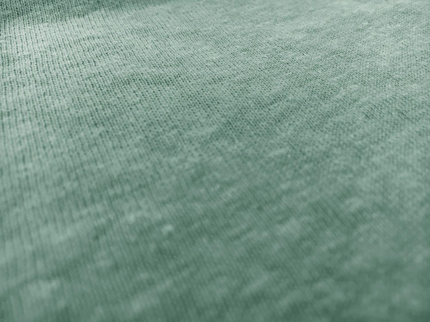 Hemp and Organic Cotton Jersey in Dusty Teal0