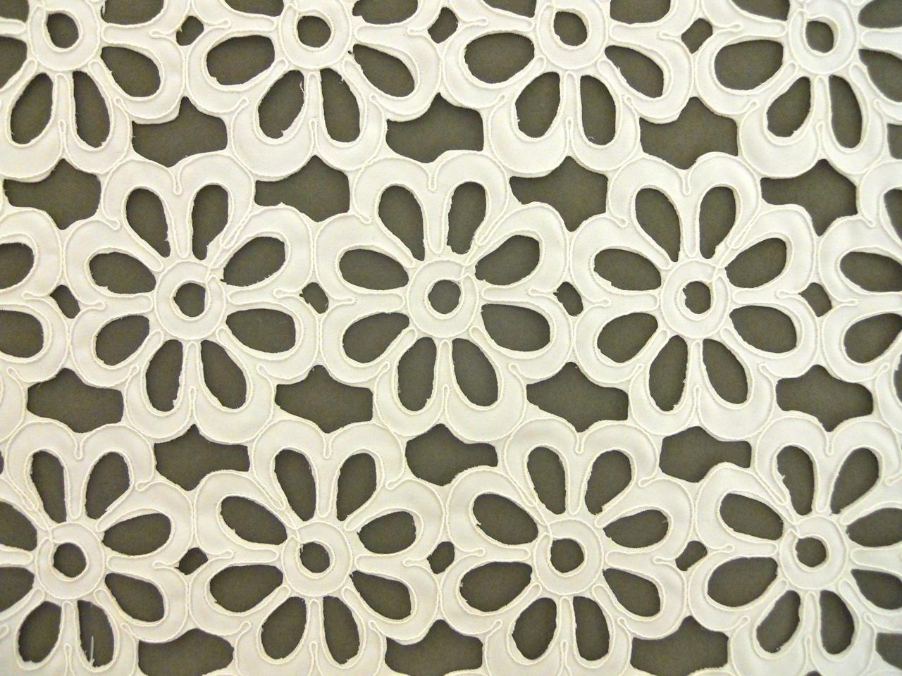 Laser Cut Corded Satin0