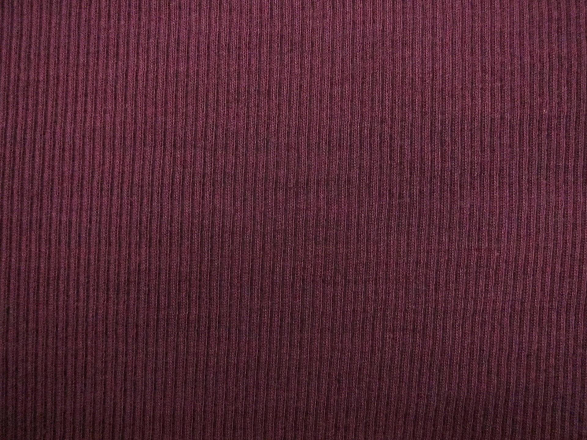 Virgin Wool Rib Knit in Grape0