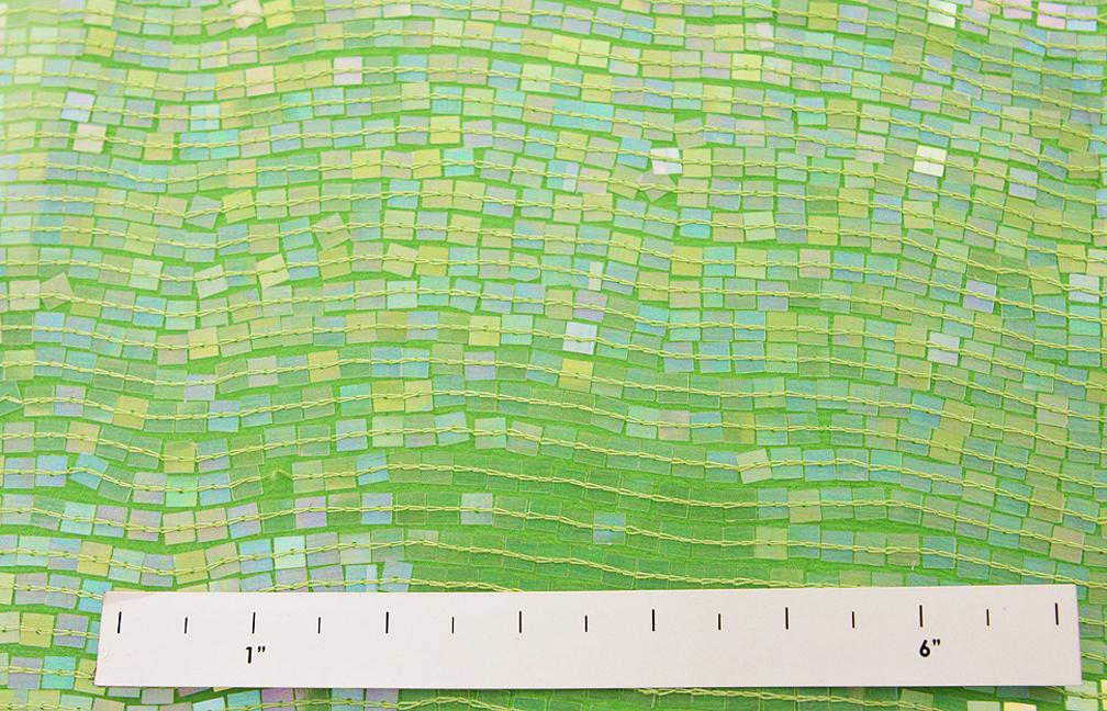 Sequins on Silk Chiffon1