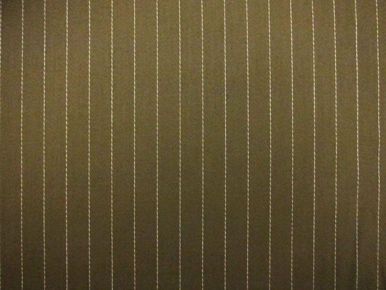 Wool Blend Satin Faille Pinstripe0