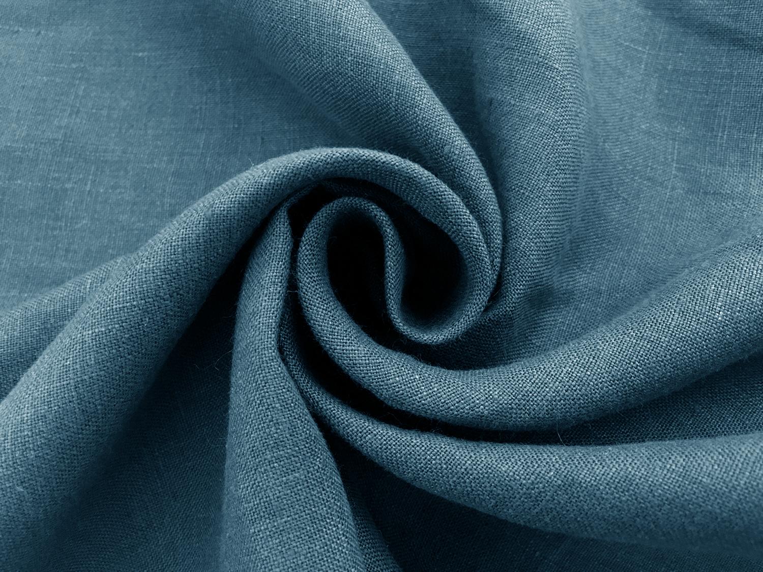 Belgian Sanforized Linen in Teal1