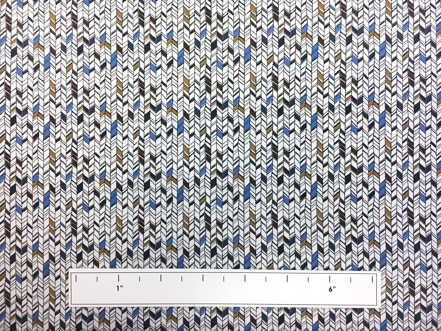 Cotton Broadcloth With Small Geometric Print2