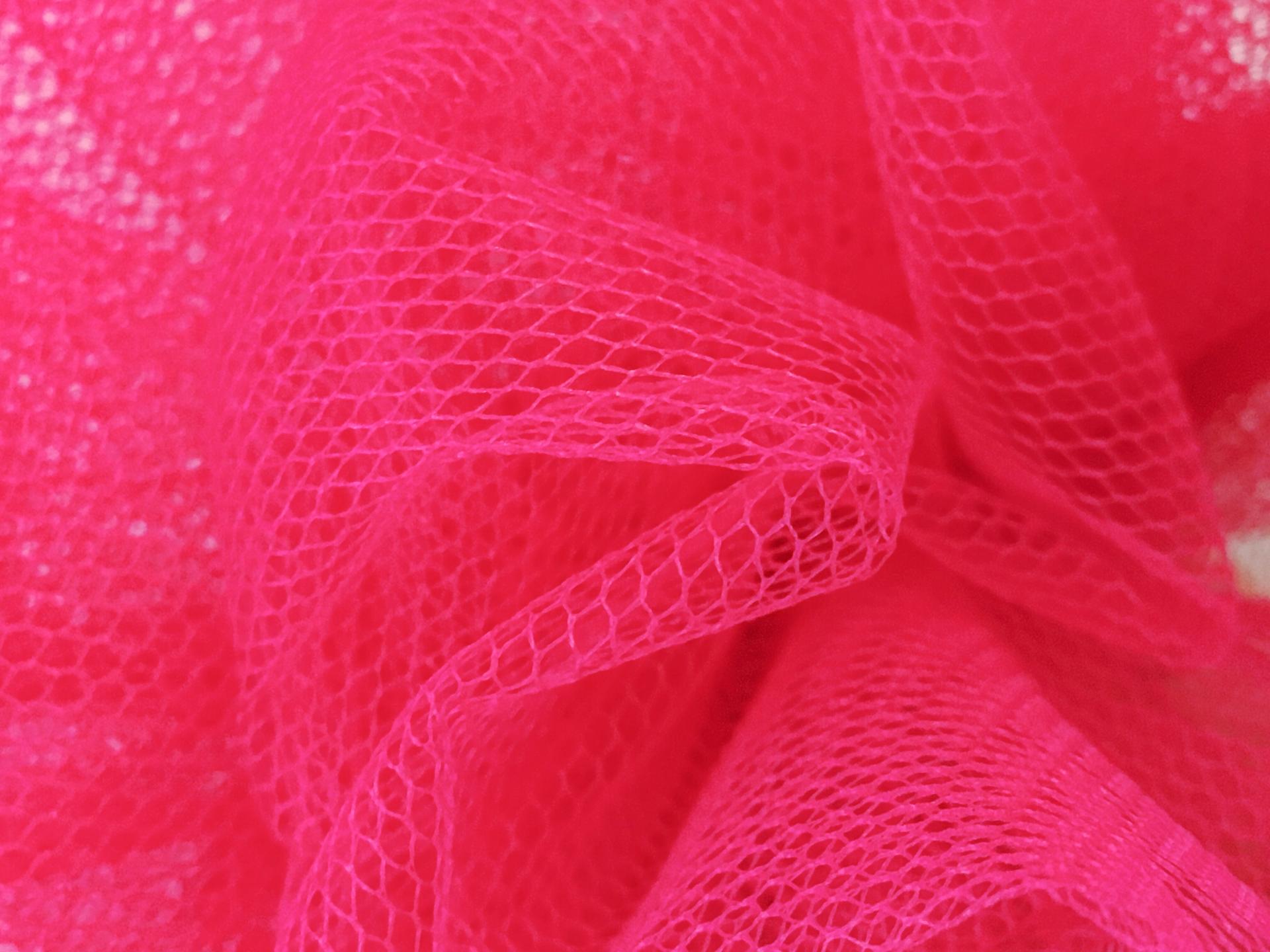 Italian Tutu Tulle in Cerise0
