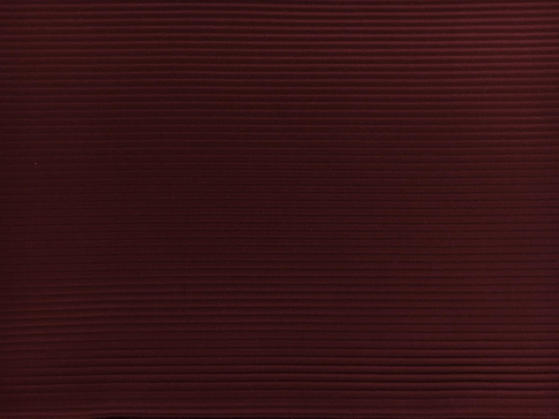 Italian Cotton and Acetate Ottoman in Bordeaux0