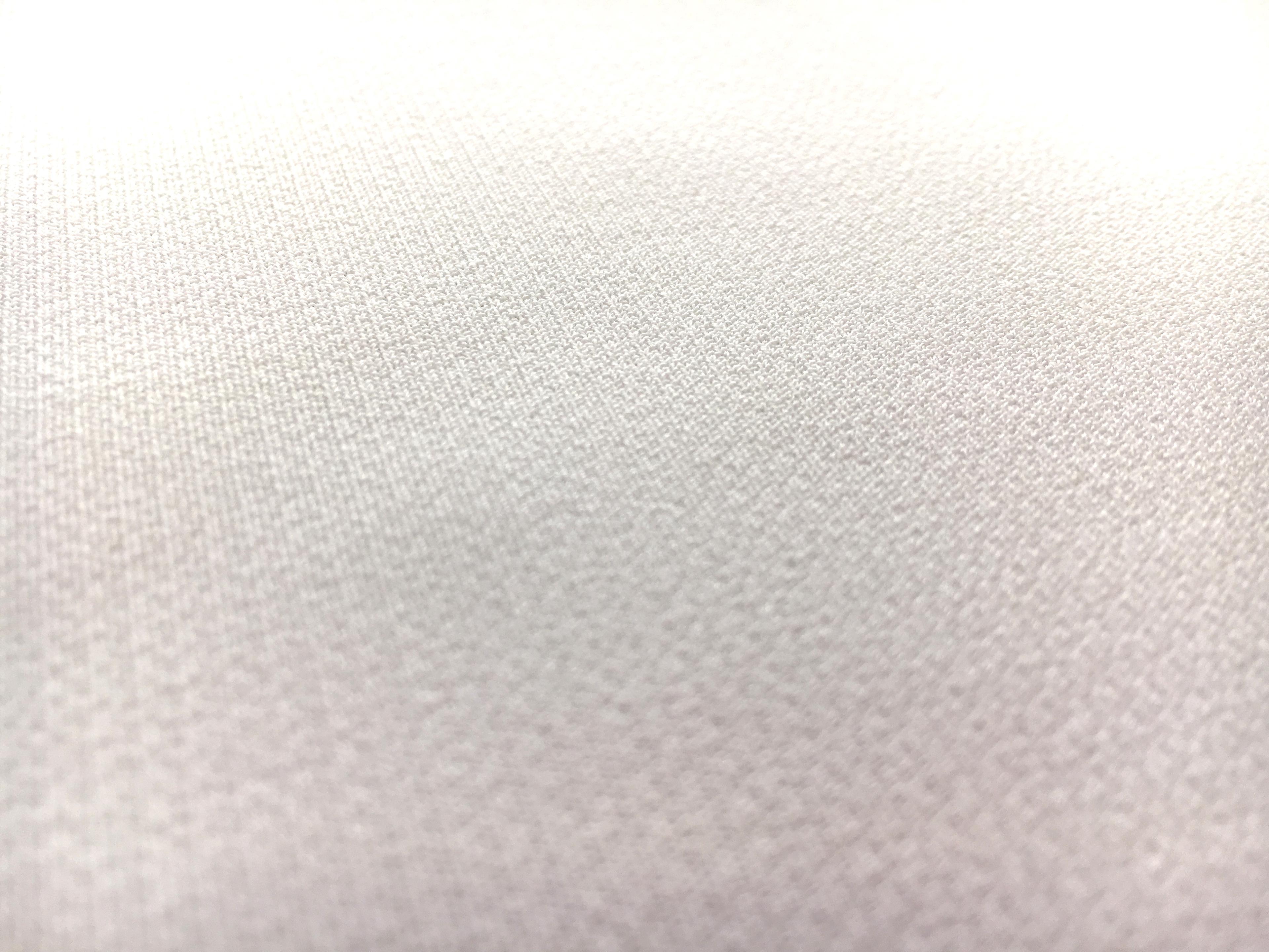 Polyester and Spandex Stretch Crepe in Ivory1