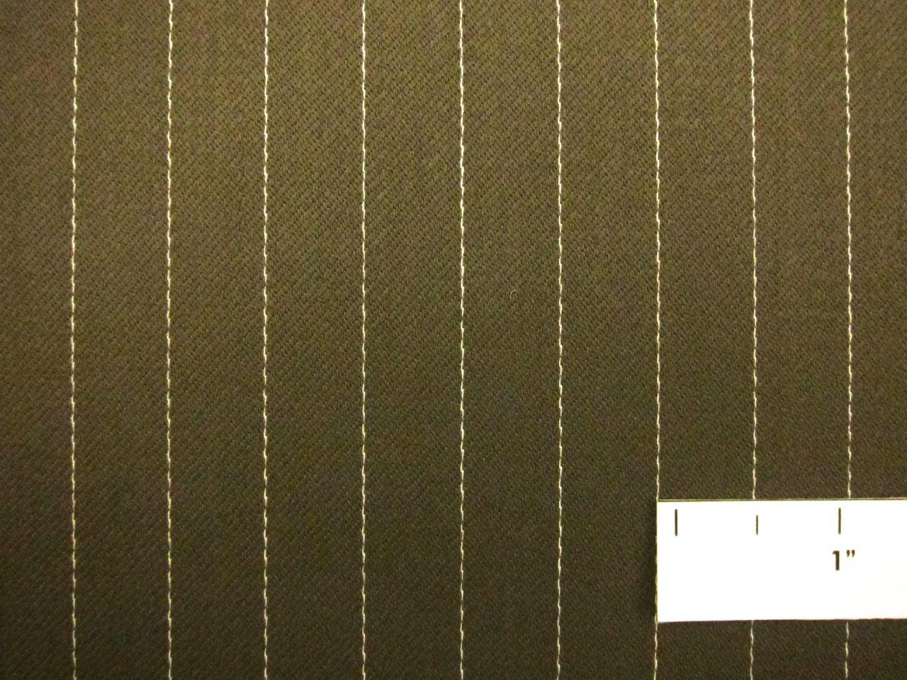 Wool Blend Satin Faille Pinstripe1