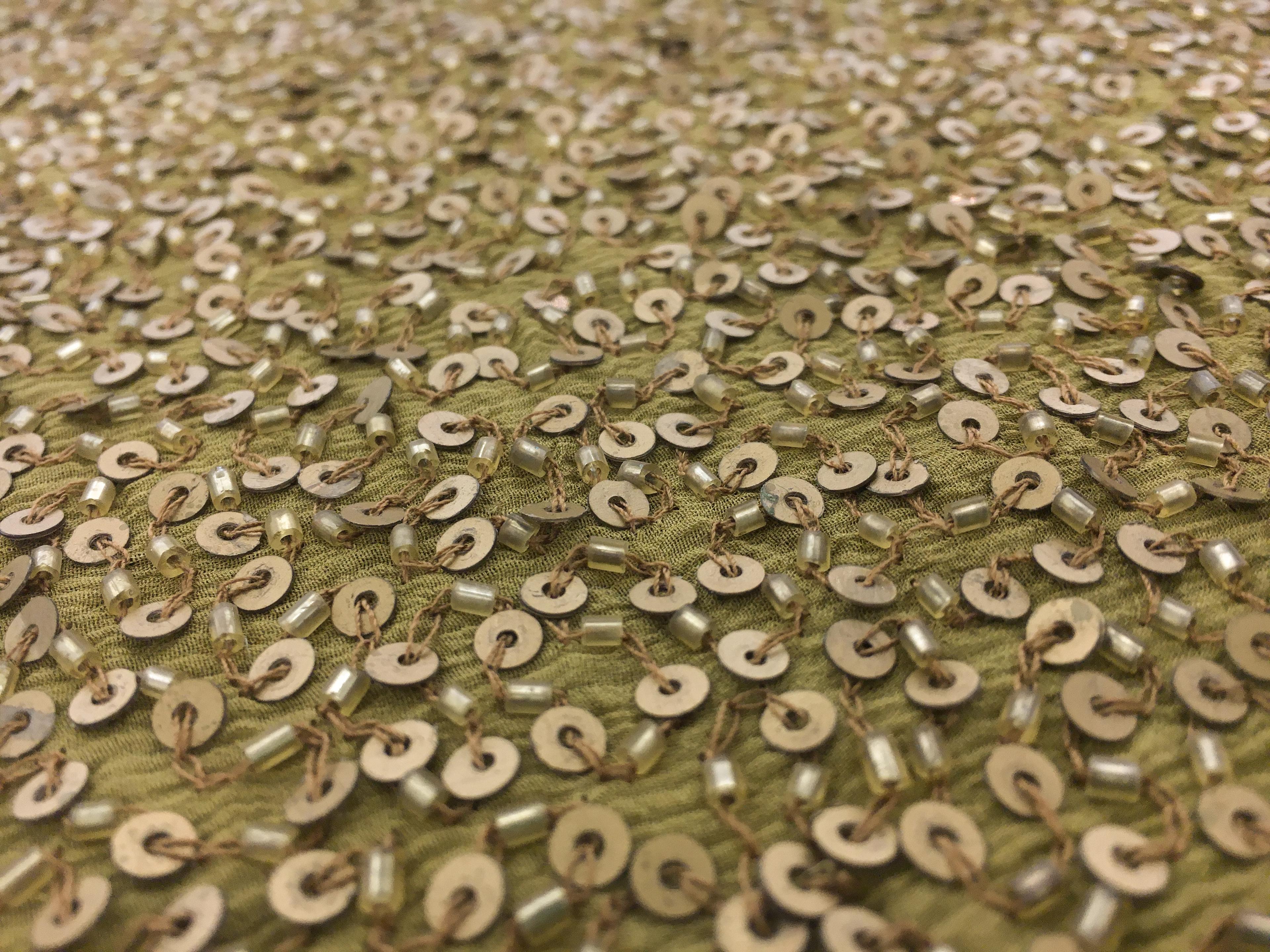 Sequins and Beads on Silk Chiffon2