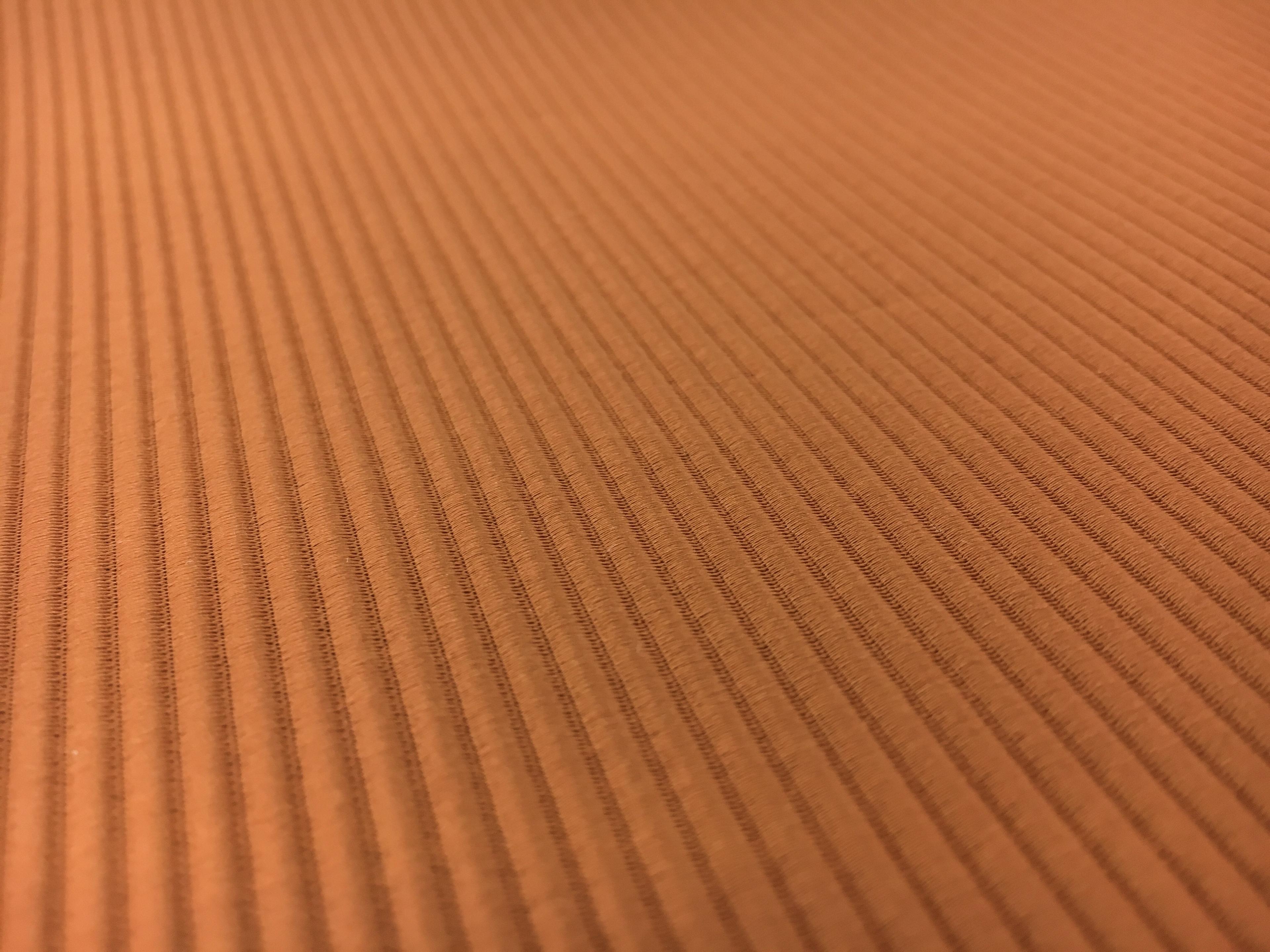 Italian Cotton and Acetate Ottoman in Minio2