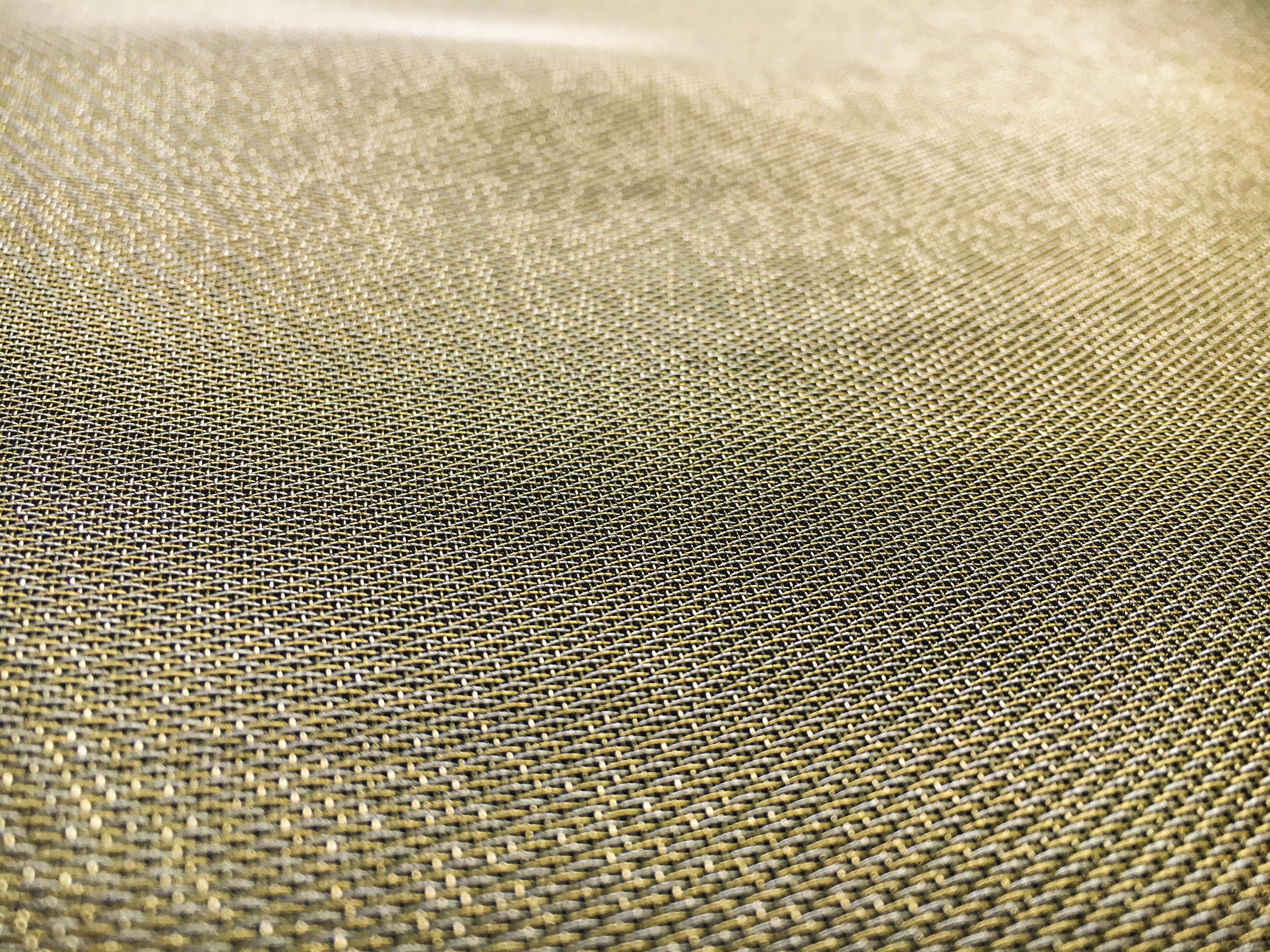 Silk and Viscose Metallic Crepe with Black Back1