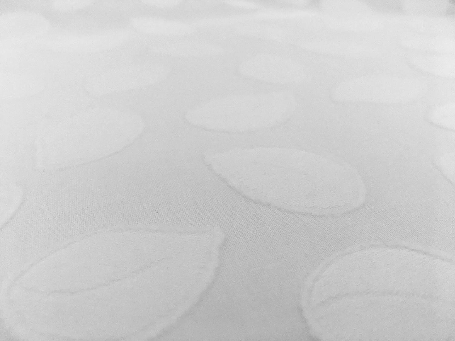 Italian Cotton Voile Fil Coupé with Leaves Motif2