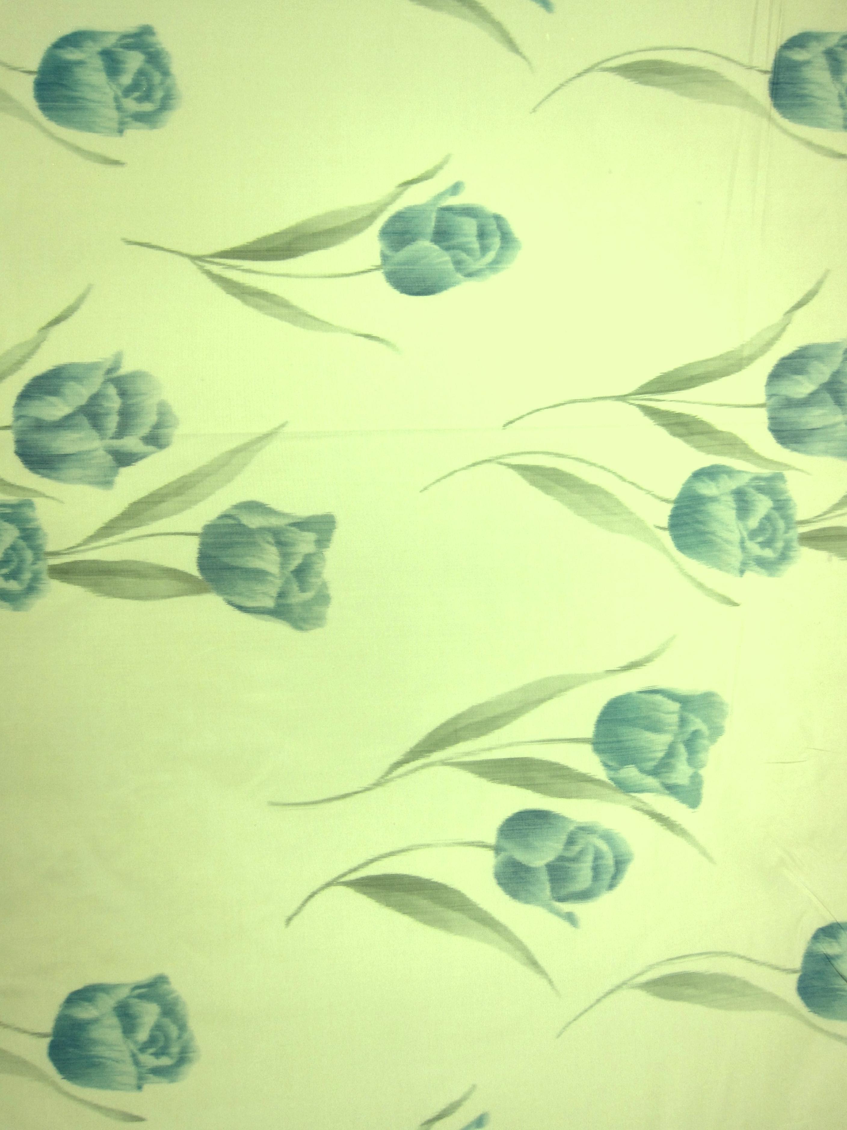 Warp Printed Floral Taffeta1