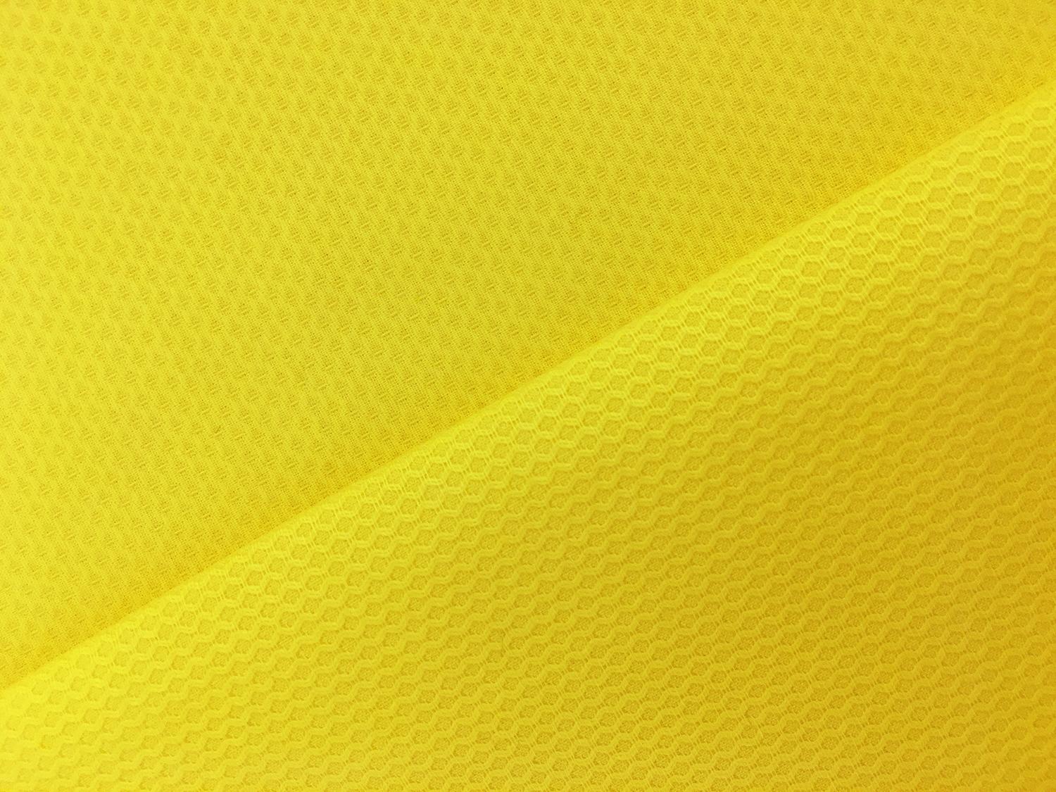 Italian Cotton Lycra Pique in Yellow1