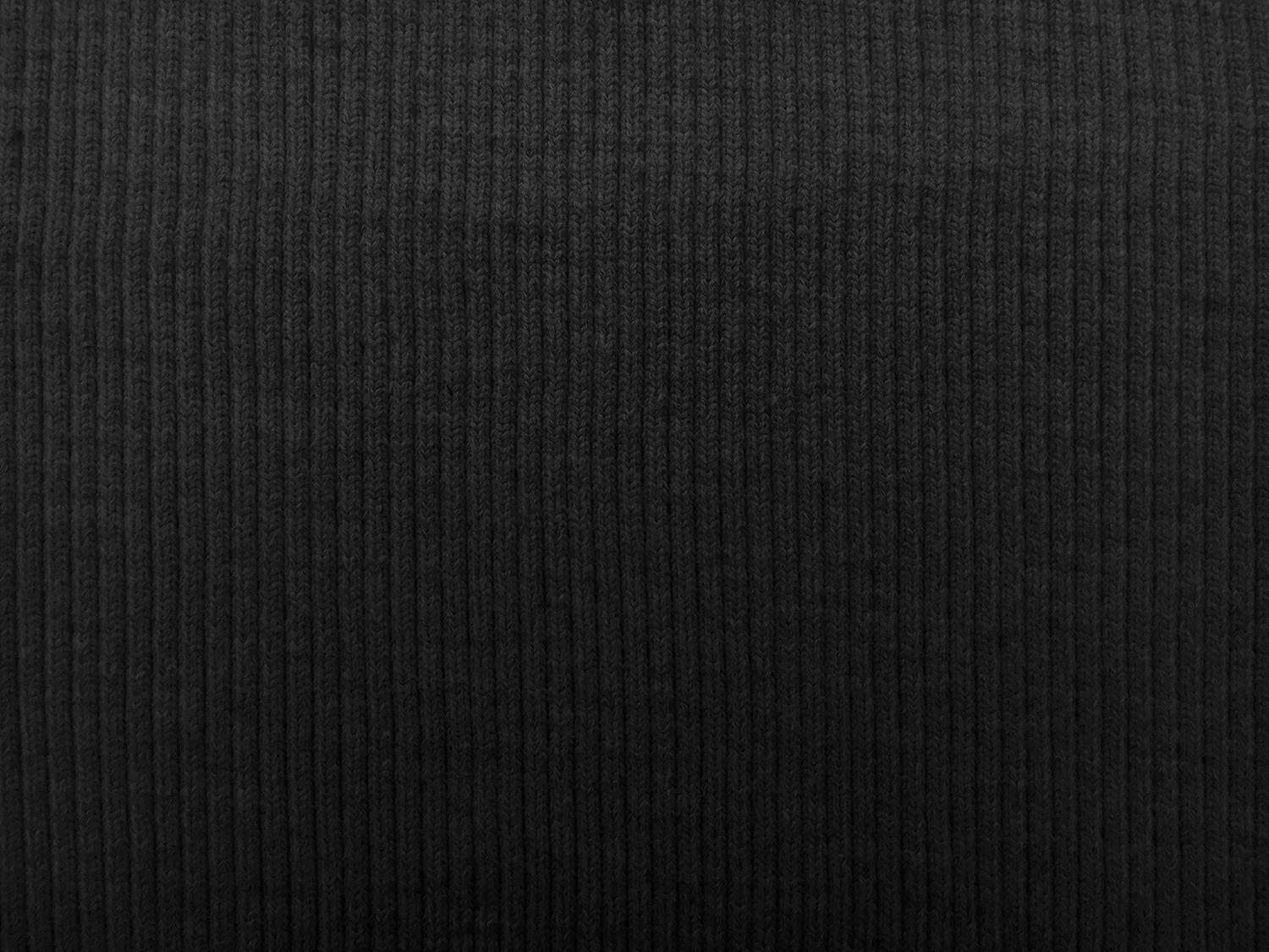 Made In The USA Acrylic Rib Knit in Black0