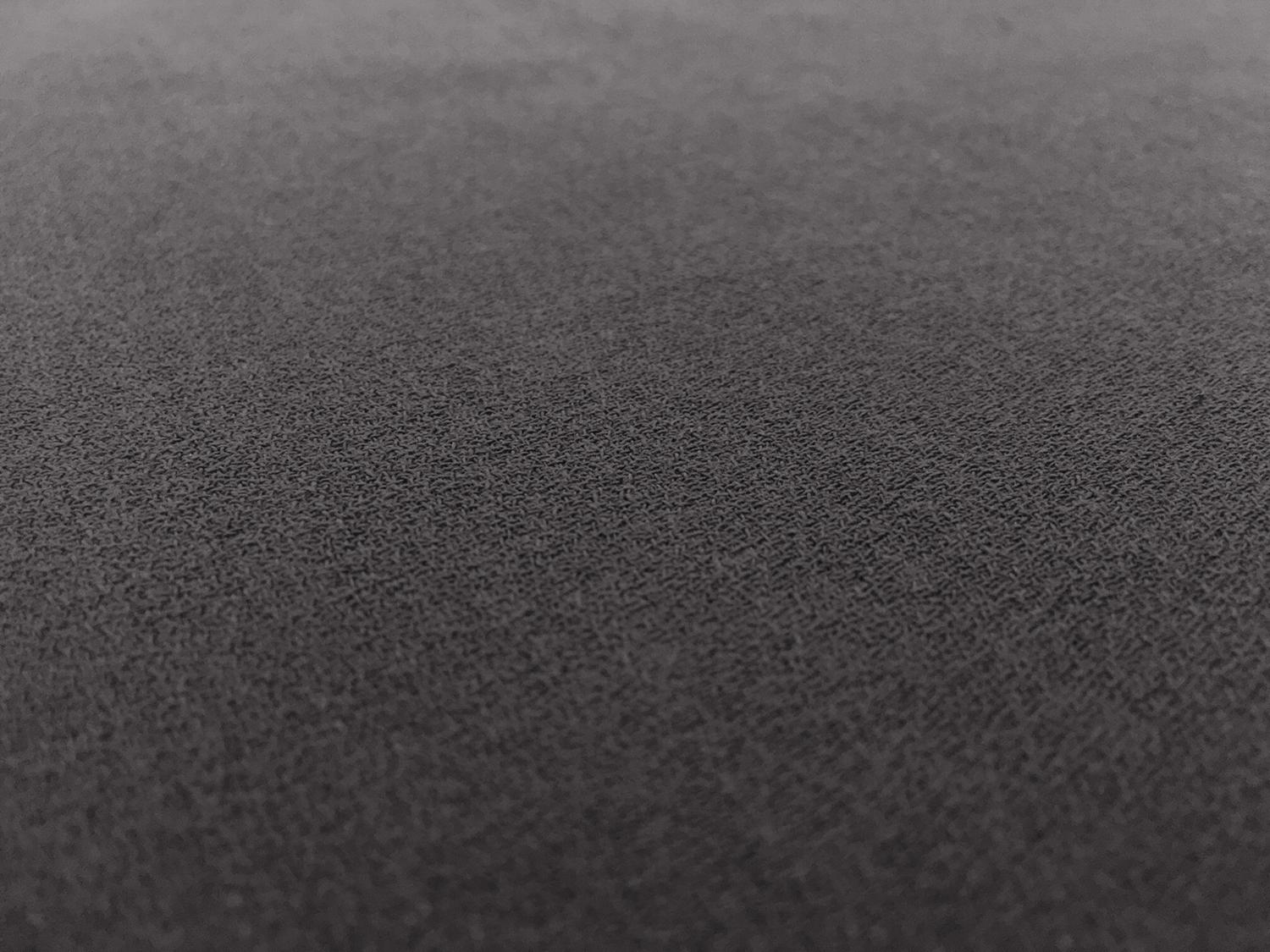 Italian Wool Crepe in Dark Grey0