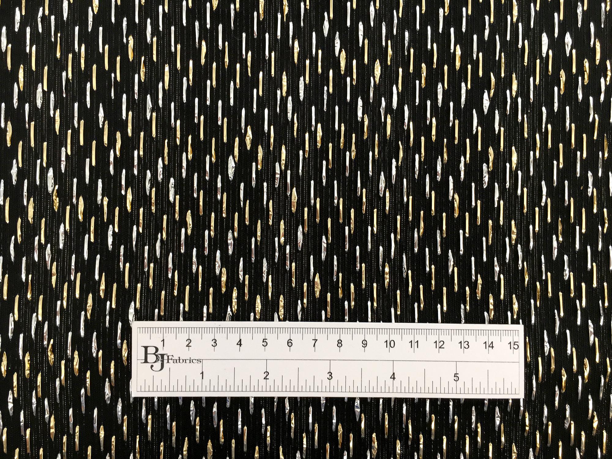 Silk and Cotton Blend Metallic Raffia2