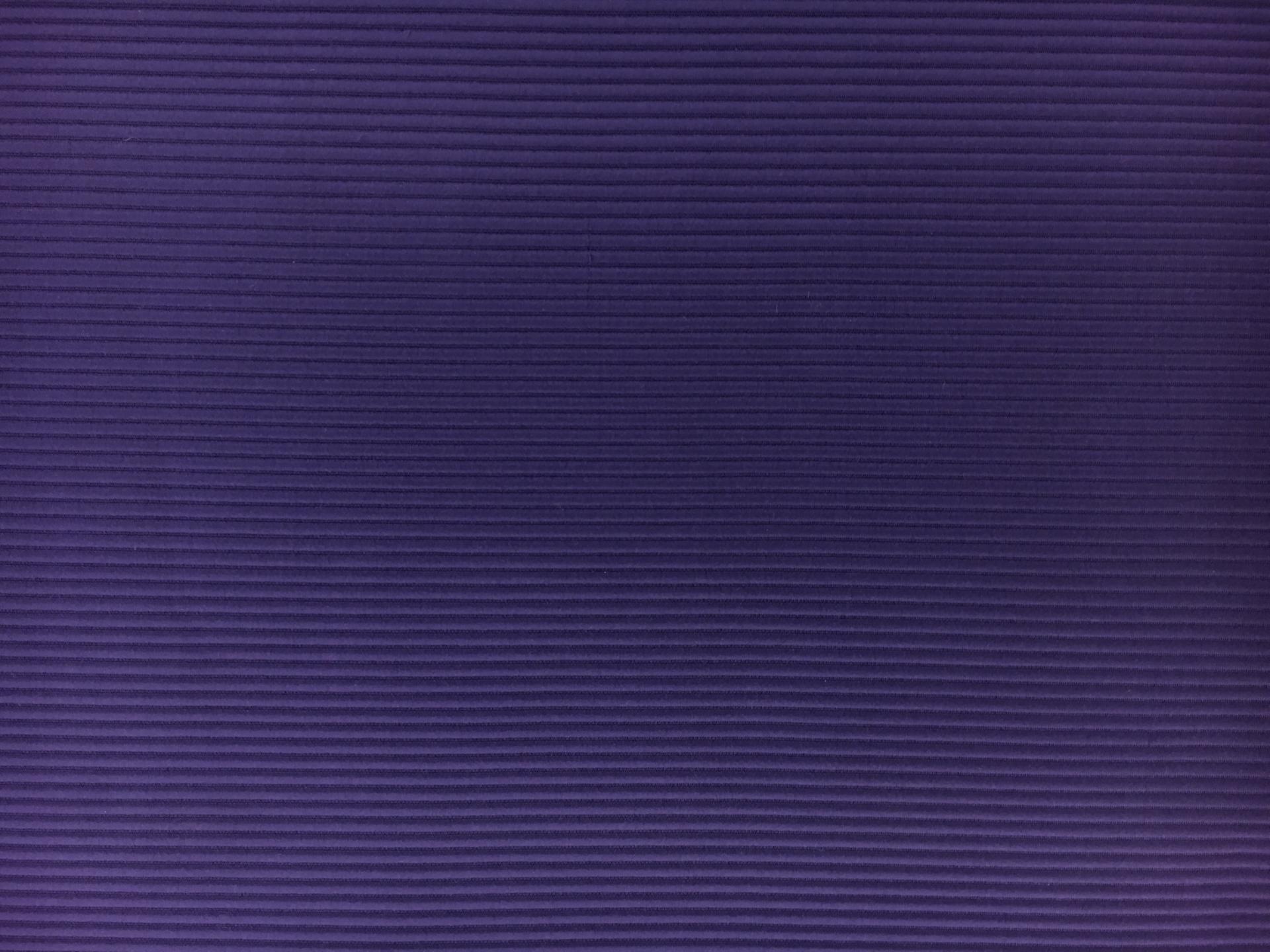 Italian Cotton and Acetate Ottoman in Viola0