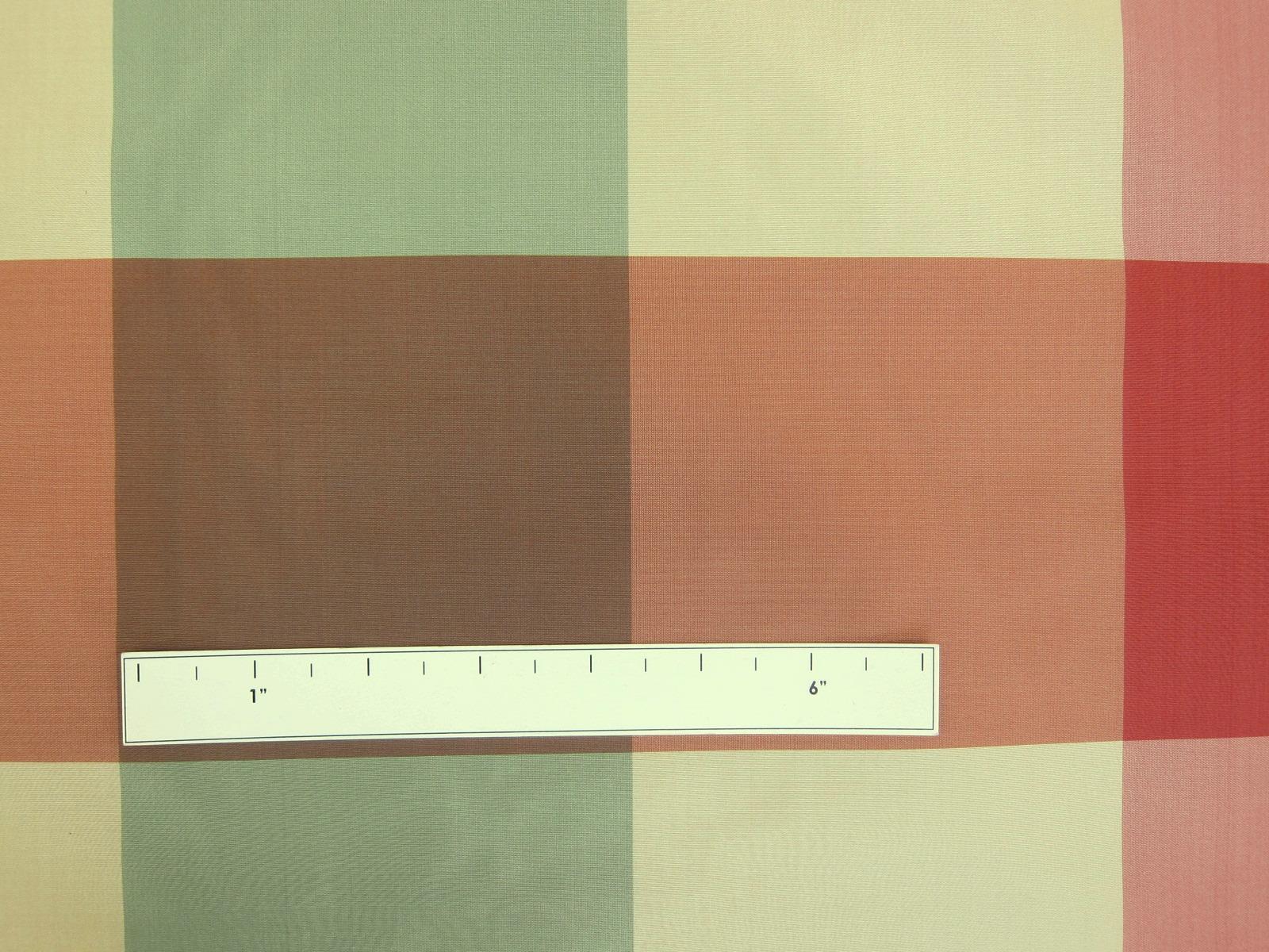 Pure Silk Taffeta Check1